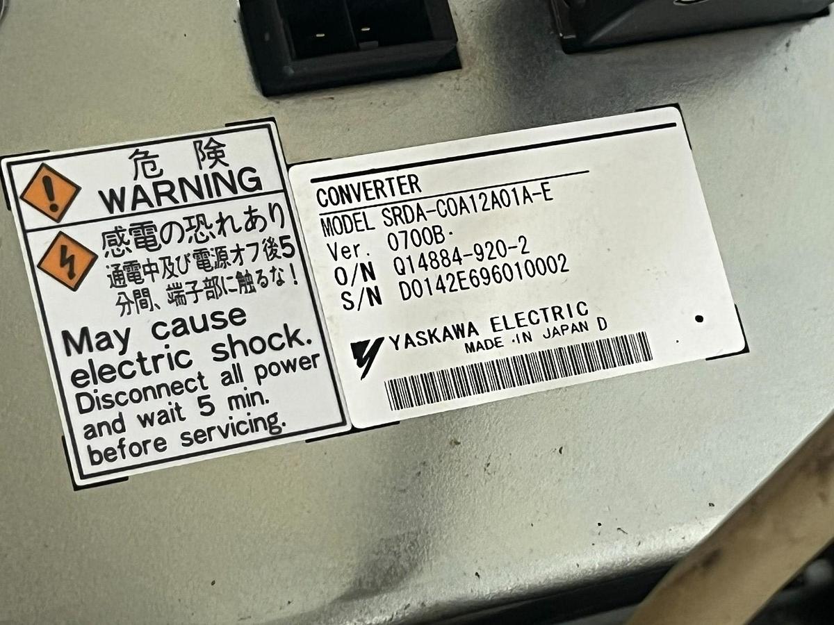 Used Yaskawa DX100 Servo Drive Stack SRDA-SDA06A01A-E SRDA-MH6 Converter Assembly