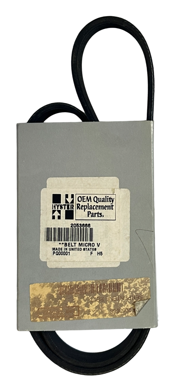 Used NEW HYSTER 2053666 / HY2053666 OEM MICRO V BELT FOR FORKLIFT