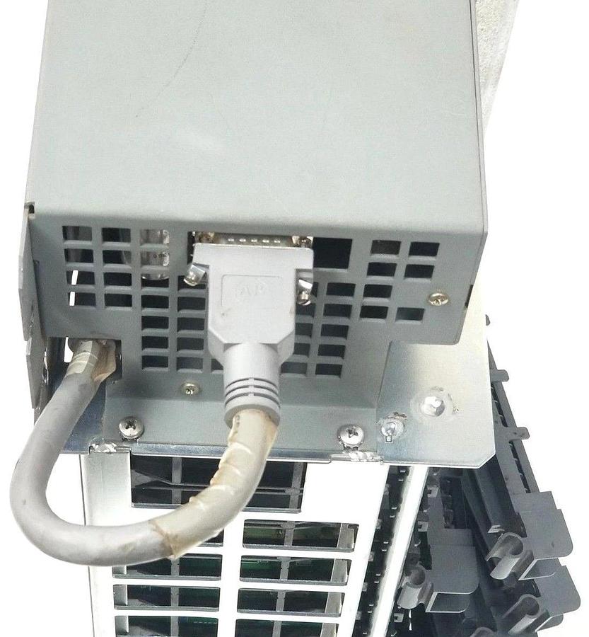 Used ALLEN-BRADLEY 1771-A3B1/B 12 SLOT I/O CHASSIS 1771A3B1 W/ 1771-P7 POWER SUPPLY