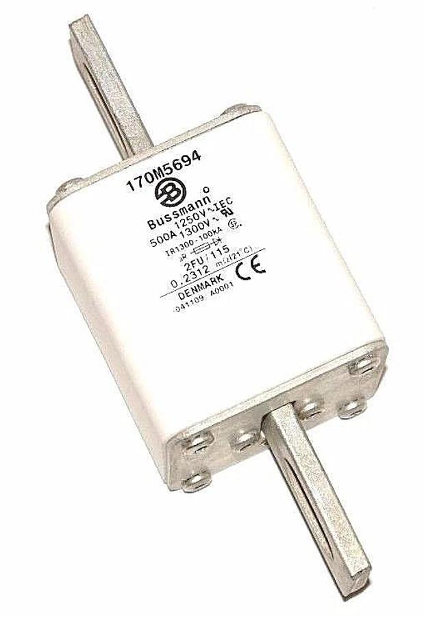Used BOX OF 3 NEW BUSSMANN 170M5694 FUSES 500 A, 1250-1300 V