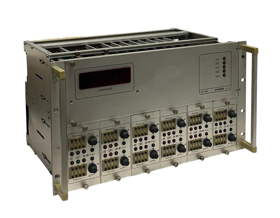 Used FRABA NC 2300 / 38730 / NC2300 RACK CONTROLLER 220V 50Hz LOOP CONTROL USNP