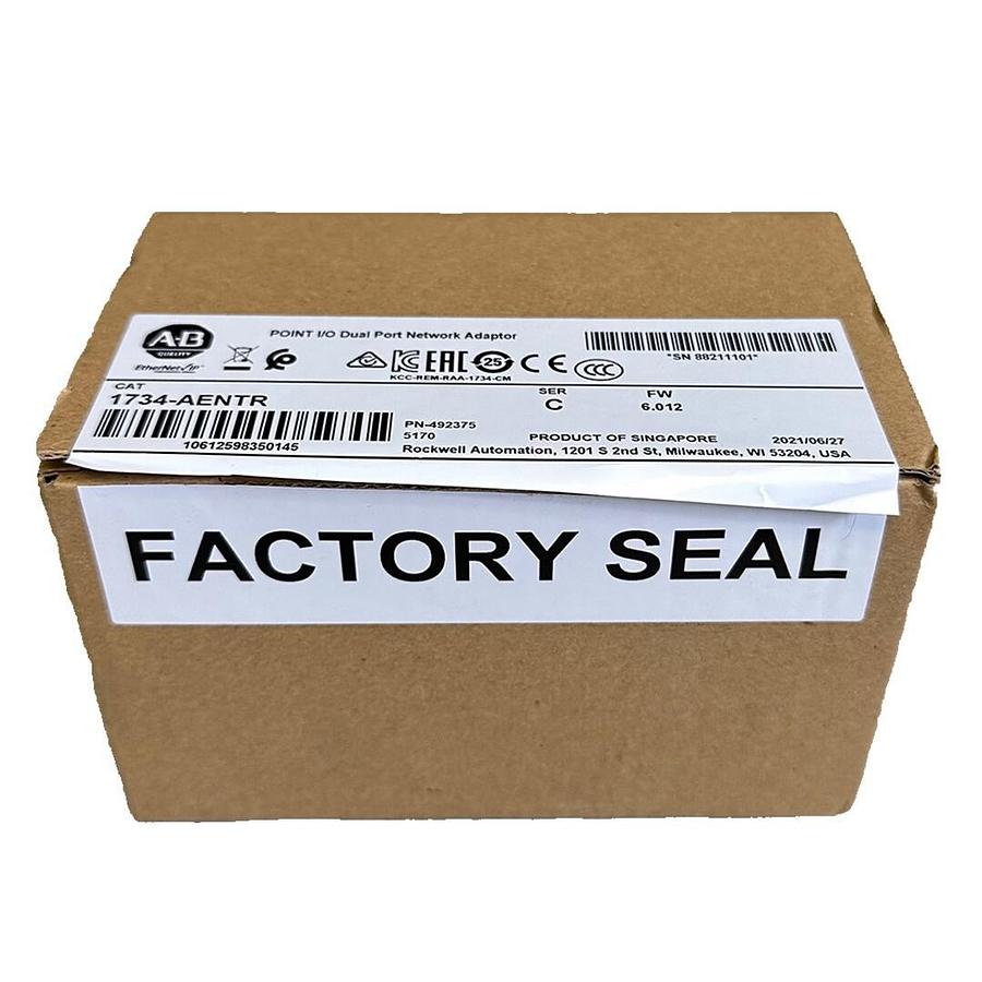 Used NEW ALLEN BRADLEY 1734-AENTR /C POINT I/O DUAL PORT NETWORK ADAPTER 1734AENTR