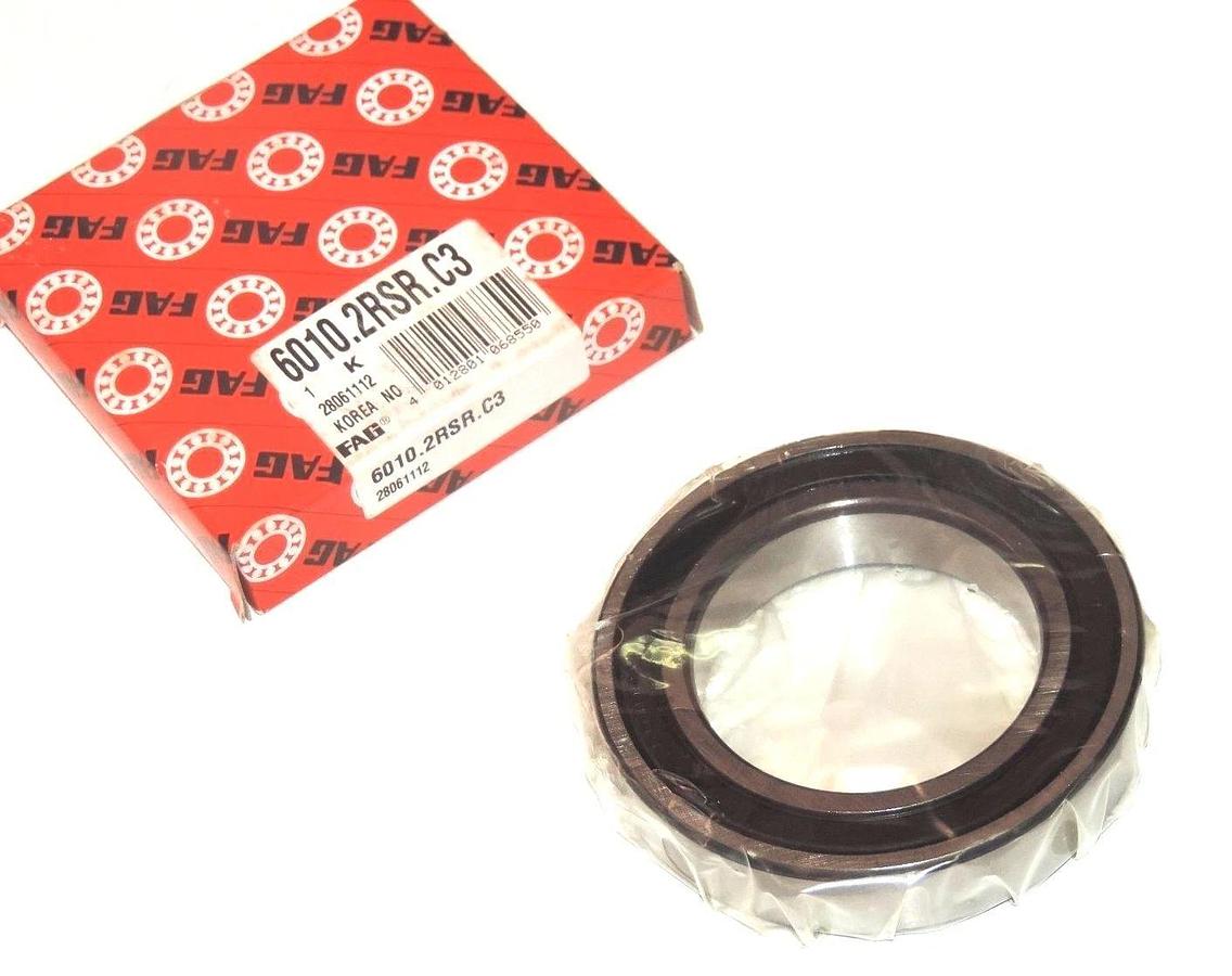 Used NIB FAG 6010.2RSR.C3 BALL BEARING 60102RSRC3, 6010RSR 2806112