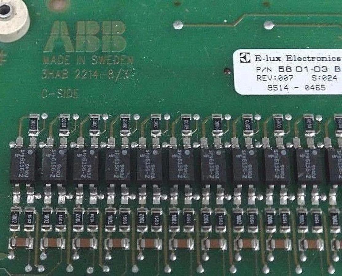Used ABB DSQC-223 I/O BOARD 3HAB-2214-8/3, YB-560-103-BD/3, 56-01-03-BD, REV 007
