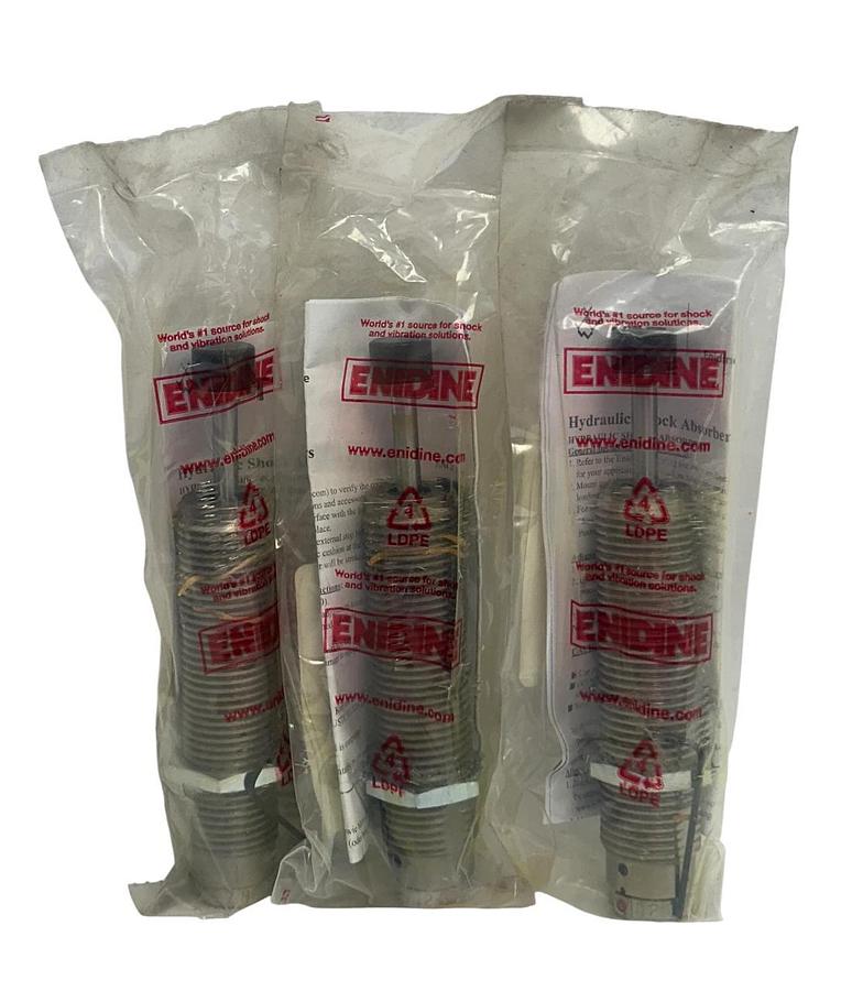 Used 3 ITT ENIDINE OEM 1.0B / NB21542 HYDRAULIC SHOCK ABSORBERS OEM 1'' THREAD NSFS