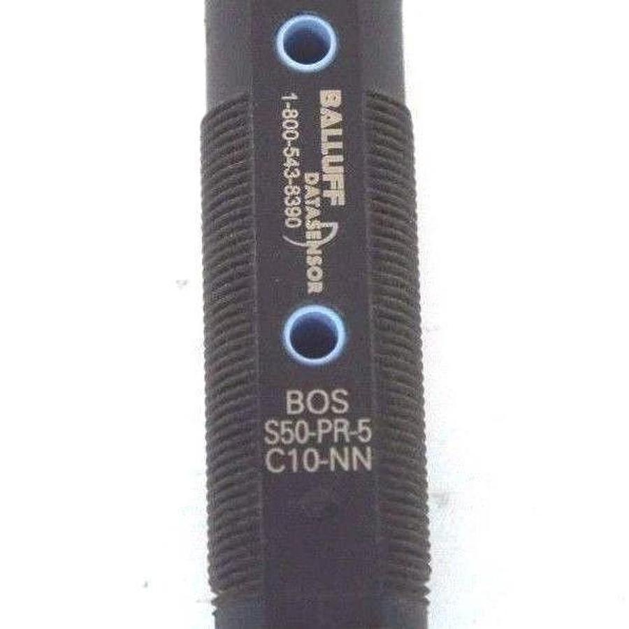 NIB BALLUFF BOS-S50-PR-5-C10-NN PHOTOELECTRIC DATASENSOR BOSS50PR5C10NN