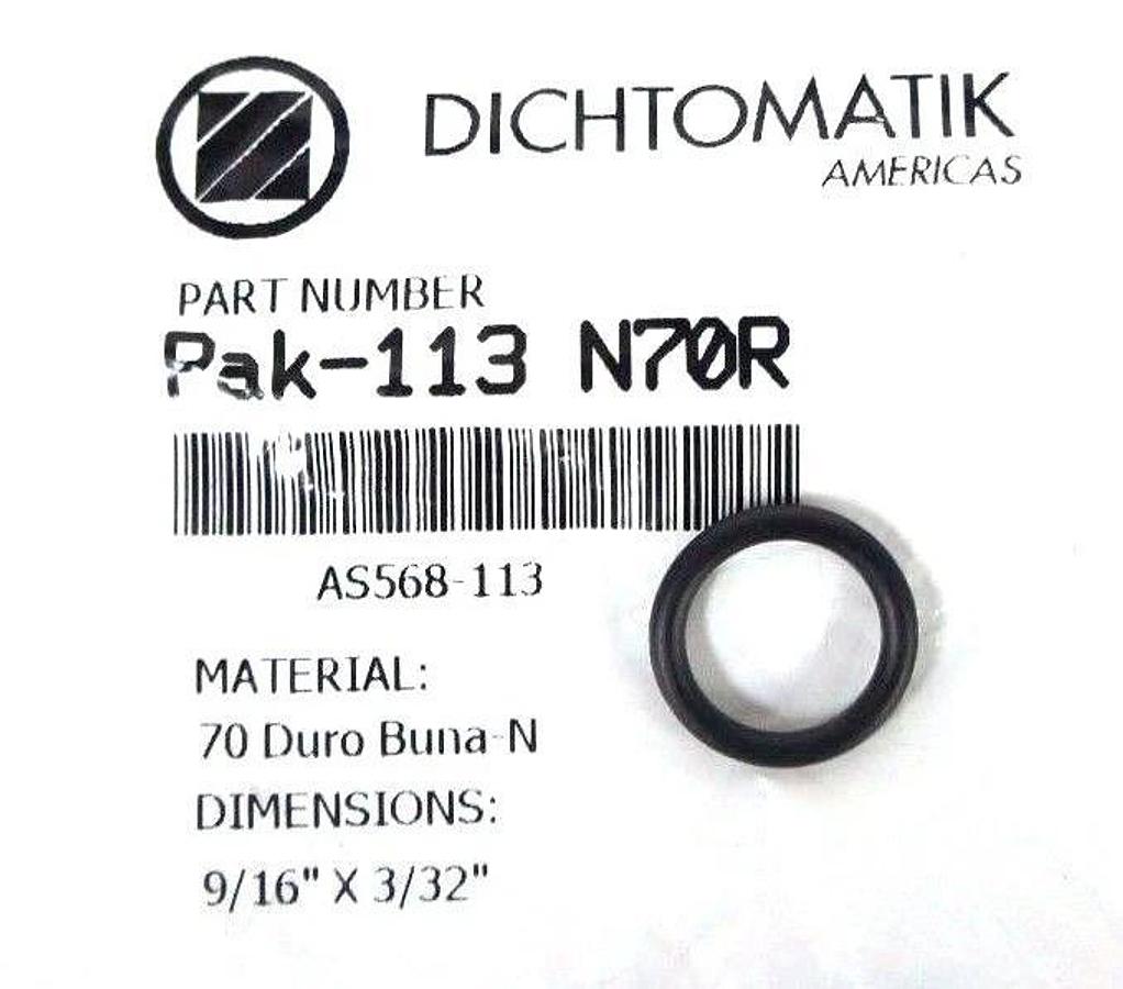 Used LOT OF 19 NEW DICHTOMATIK PAK-113 N70R O RINGS 9/16" X 3/32" PAK113