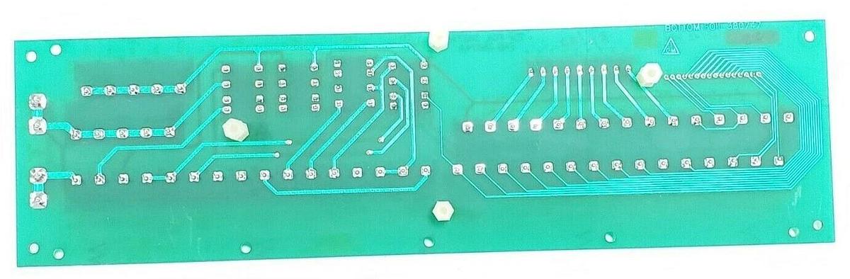 Used ABB 380742 REV. E RELAY TERMINAL BOARD W/ FUSES