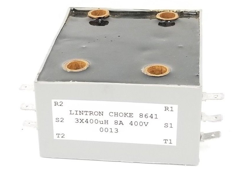 Used LINTRON 8641 CASED CHOKE 3X400uH, 8A, 400V