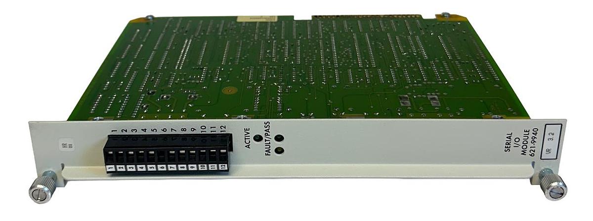 Used HONEYWELL 621-9940 / 6219940 SERIAL I/O COMMUNICATION MODULE VR. 3.2 NSMP