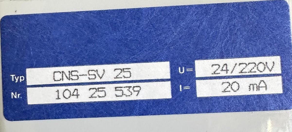 Used NEW Tippkemper CNS-SV 25 / CNSSV25 CAPACITANCE LEVEL SENSOR 24-220V 20mA