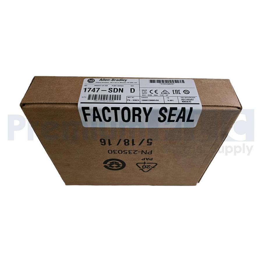 SEALED ALLEN BRADLEY 1747-SDN /D SLC/500 DeciveNet SCANNER MODULE FRN 9.001 NSFS