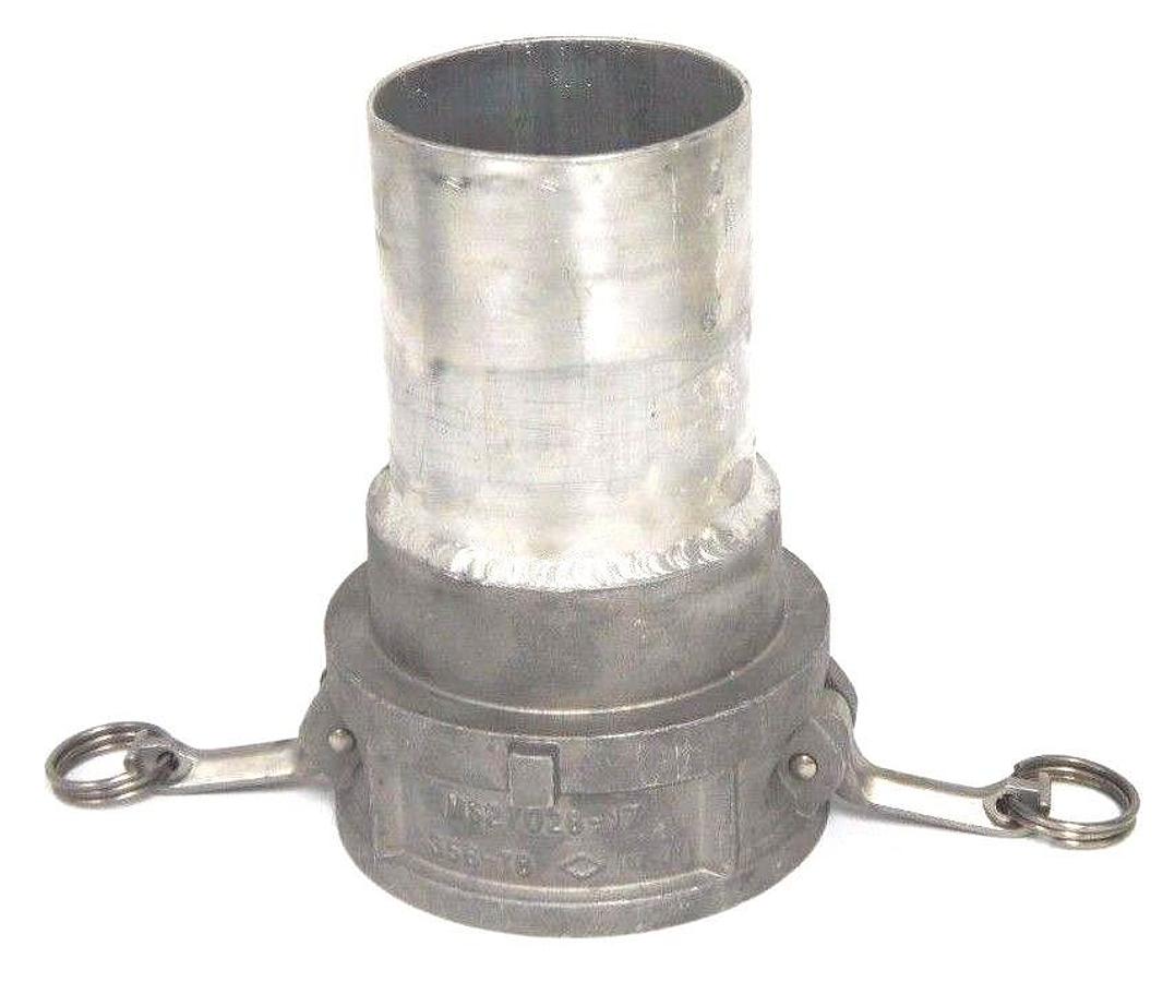 Used NEW EVER TITE MS27026-17 ALUMINUM 4" CONNECTOR FITTING 356-T6