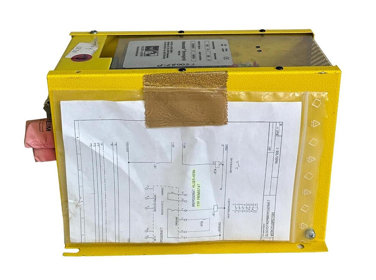 NEW HILGER u. KERN 32530010 frenostat BRAKE UNIT 500V 200A