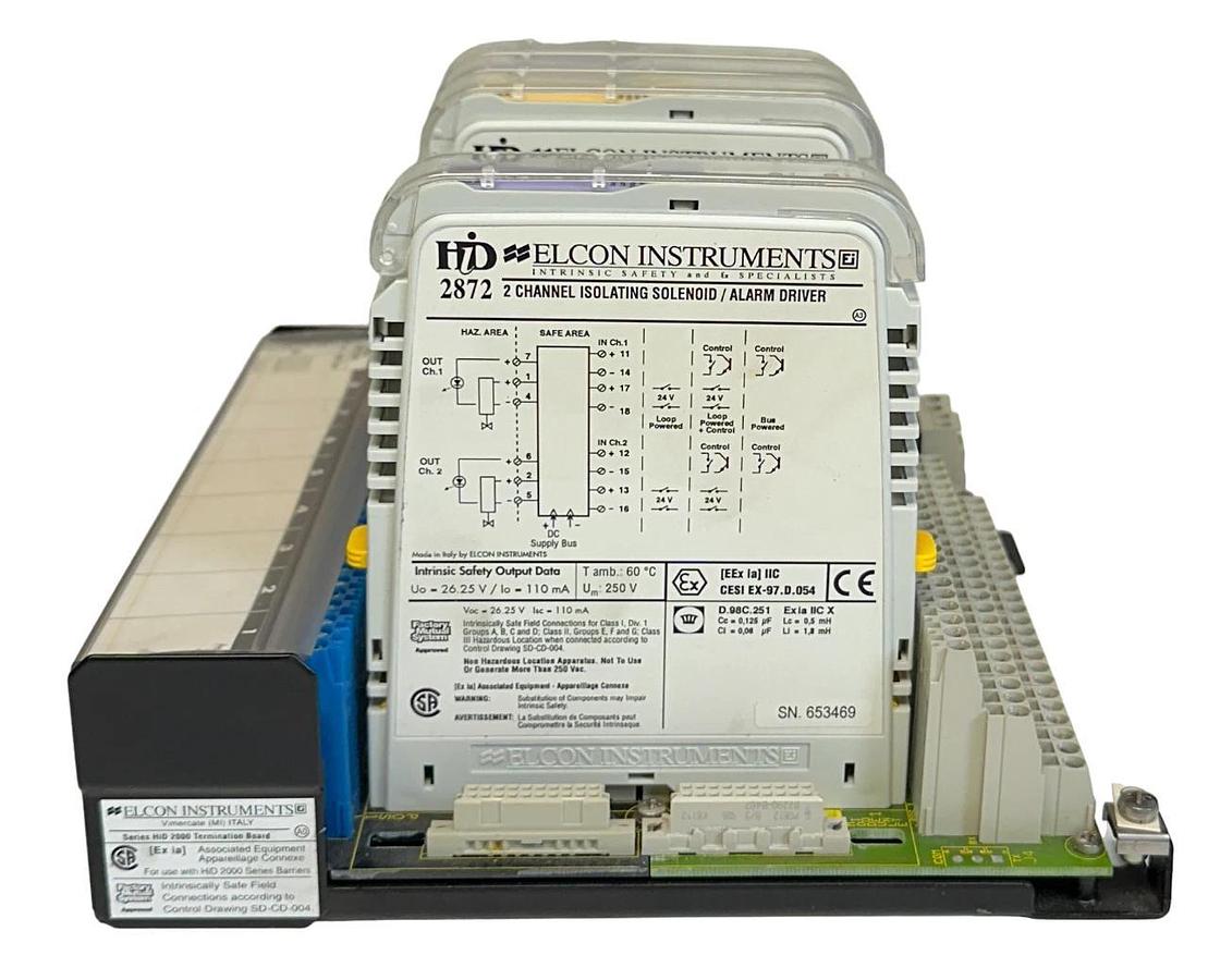 Used ELCON INSTRUMENTS CESI EX-97.D.056 / 2108HAT SERIES HiD 2000 8-SLOT 2872 2824