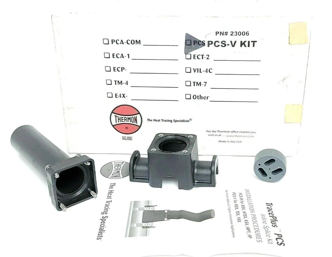 Used NIB THERMON PCS-V KIT TRACEPLUS INLINE SPLICE KIT PN: 23006 PCSV