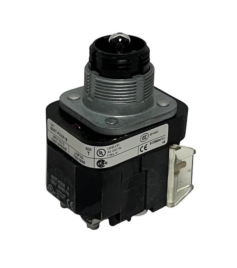 Used ALLEN BRADLEY 800T-FXNP16 /T BULLETIN 800T 30mm PUSH-PULL PUSH BUTTON OEM NSMP