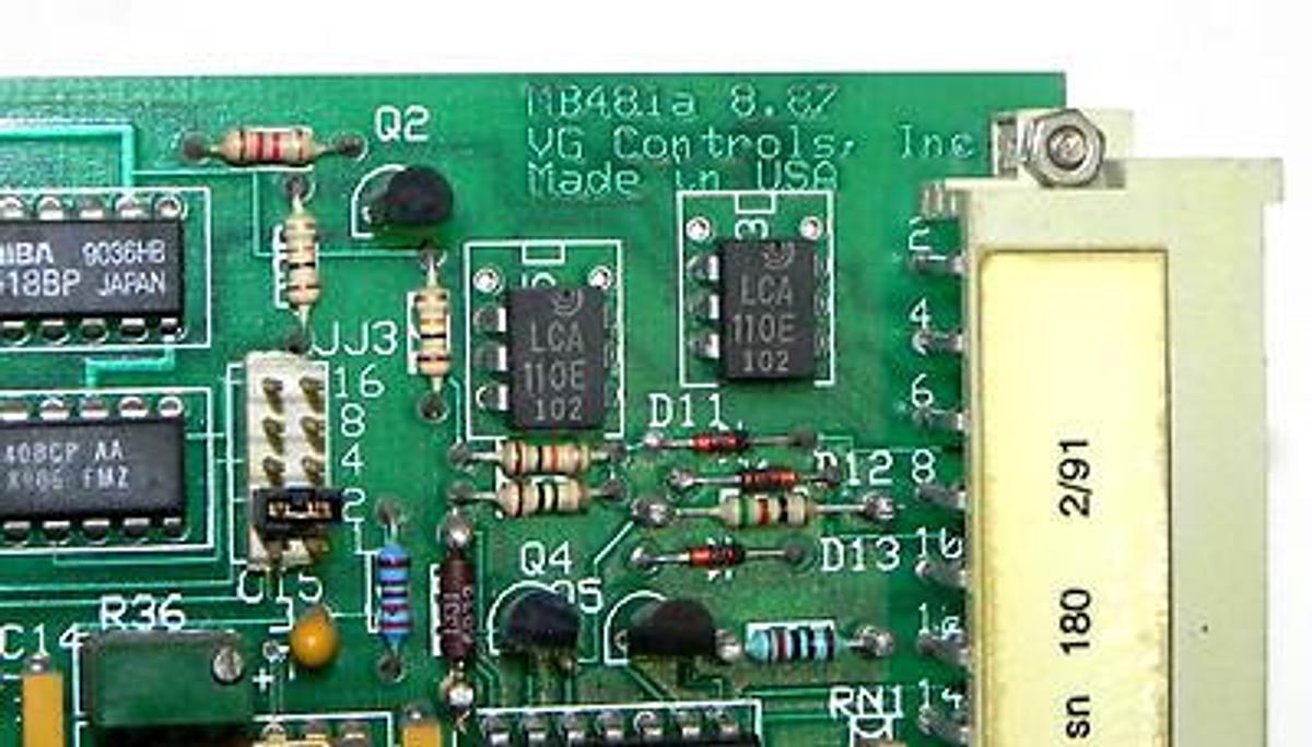 Used VG CONTROLS MB481 CONTROL MODULE MB-481, MB 481