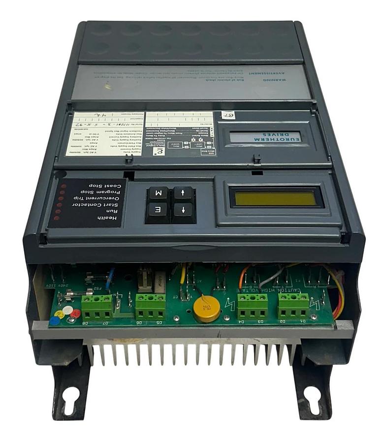 Used PARKER EUROTHERM 590DC/00/000 590 DIGITAL SERIES DRIVE TYPE 570 35A 480VAC USNP