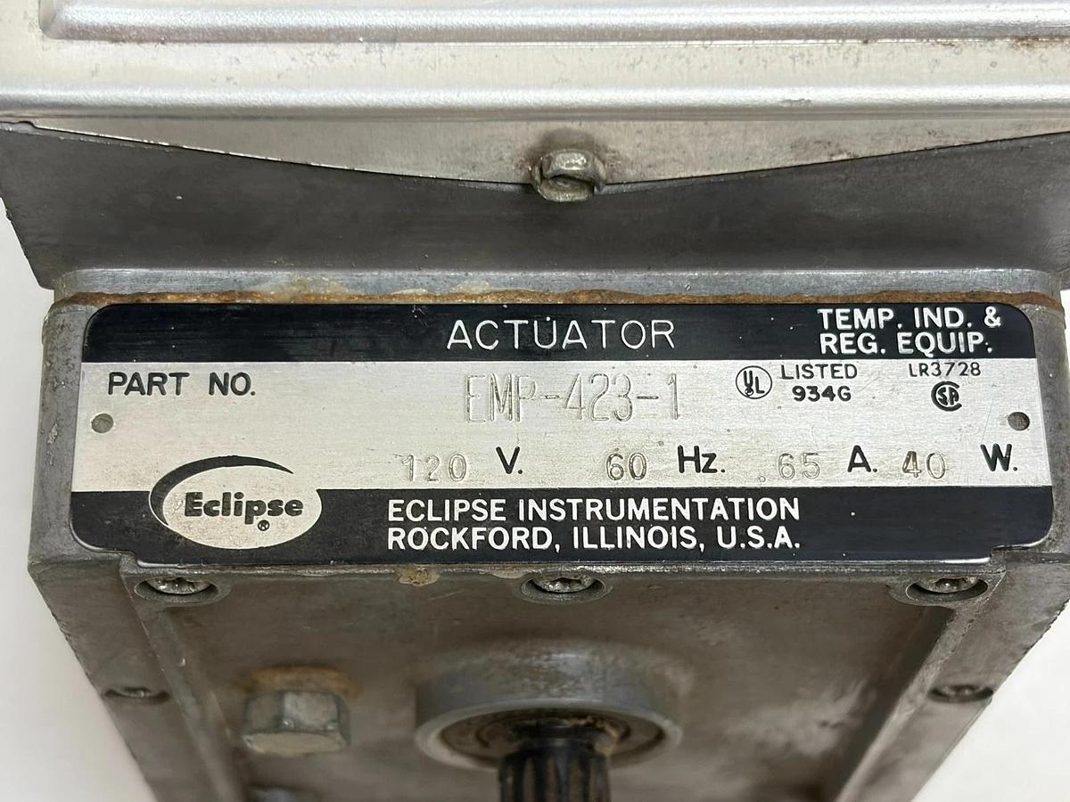 Used Eclipse EMP-423-1 Proportional Control Actuator Motor 120V 40W Burner Valve