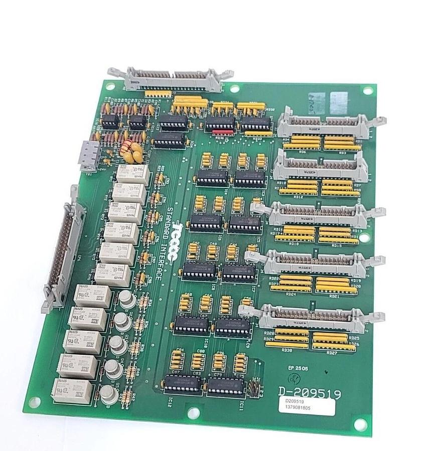 Used TOCCO D-209519 STANDARD INTERFACE BOARD