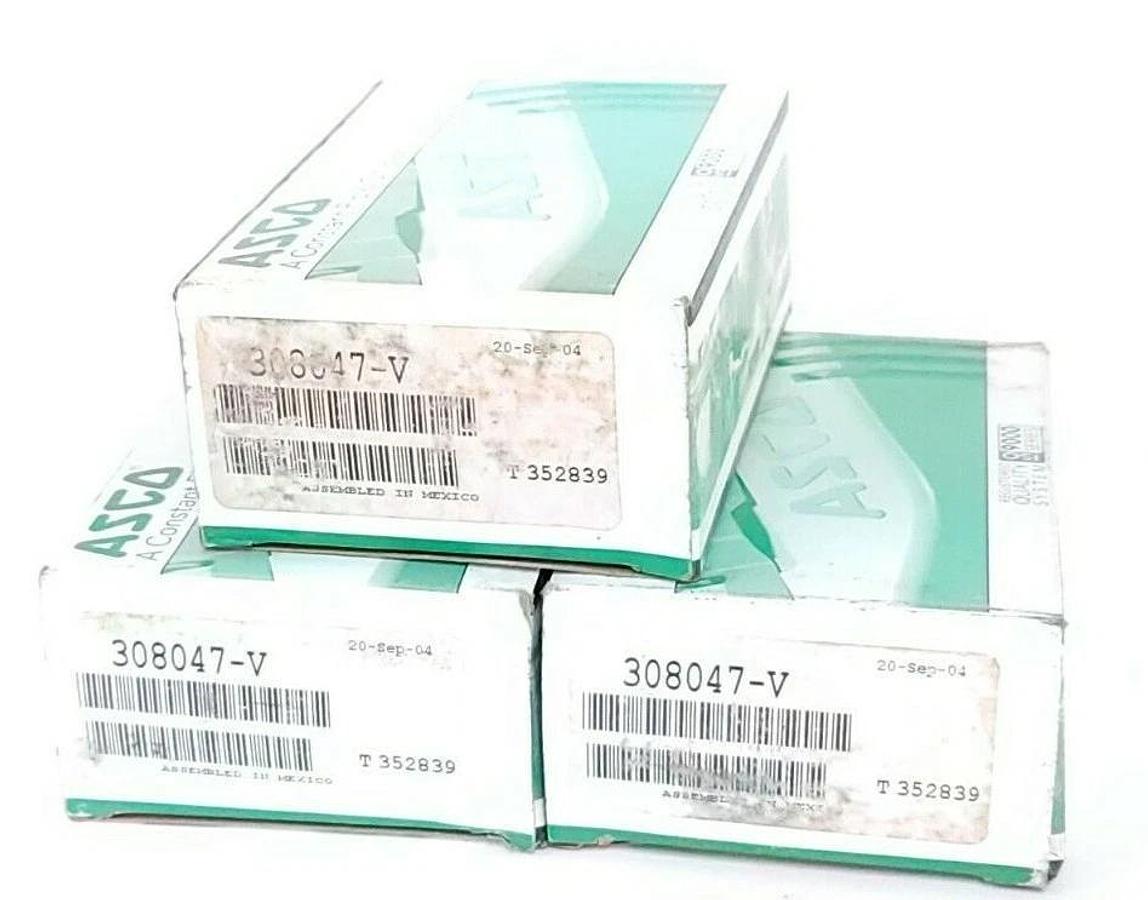 Used LOT OF 3 NIB ASCO 308047-V REBUILD KITS 308047V
