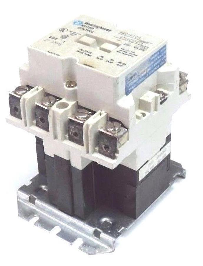Used WESTINGHOUSE A201K1CA CONTACTOR MODEL J CSREE 6710C54G06, SIZE 1, 27AMPS