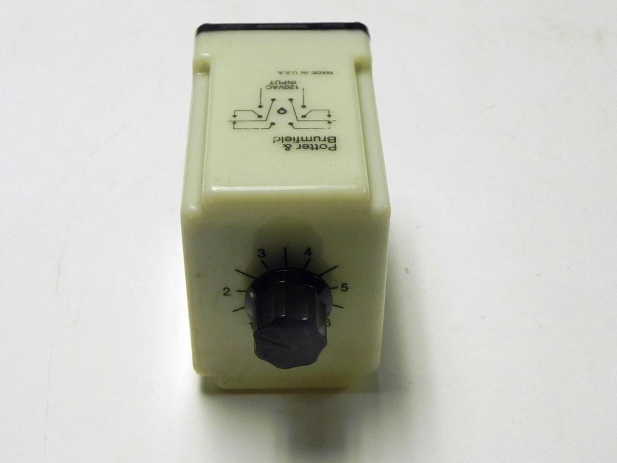 Used POTTER & BRUMFIELD CKB-38-70010 TIME DELAY RELAY 0.1-10 SEC. CKB3870010