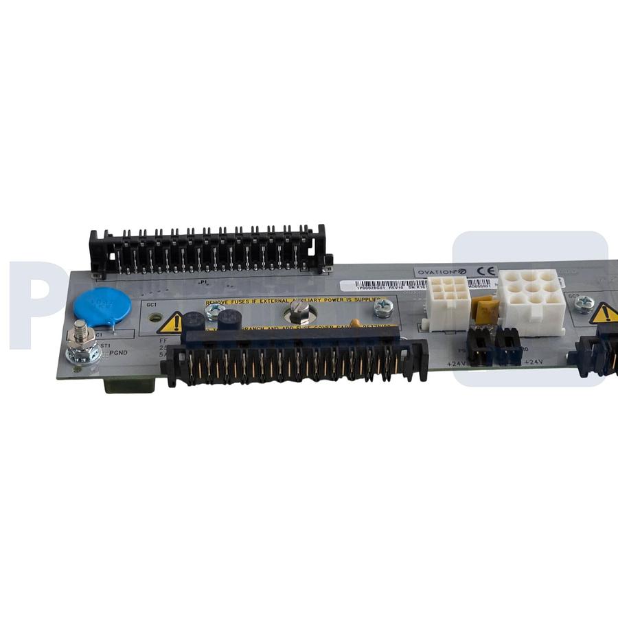 Used Emerson 1P00028G01 REV. 10 Ovation DCS Remote Node Transition Panel Board NSNP