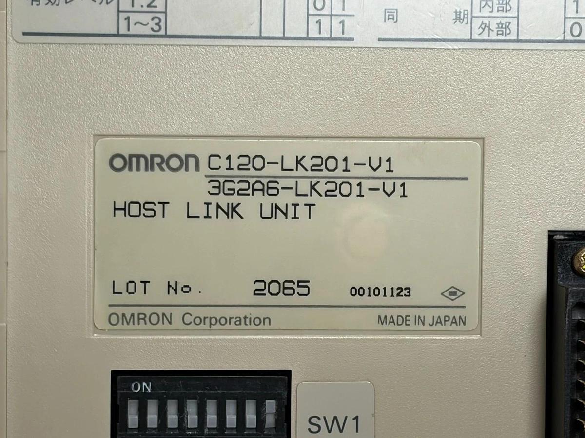 Used Omron Sysmac C120-LK201-V1 3G2A6-LK201-V1 Host Link Unit RS232C Module