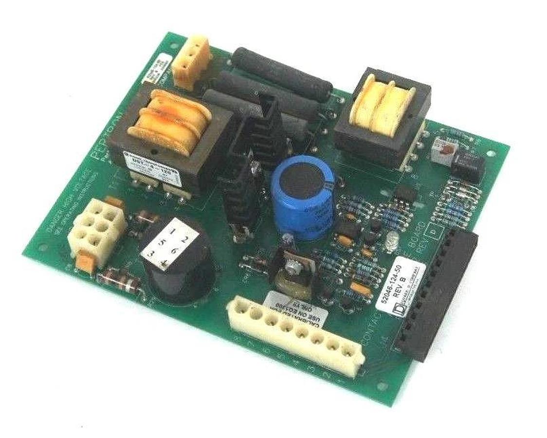 Used SQUARE D 52046-124-50 POWER SUPPLY ASSEMBLY BOARD REV. B, 5204612450