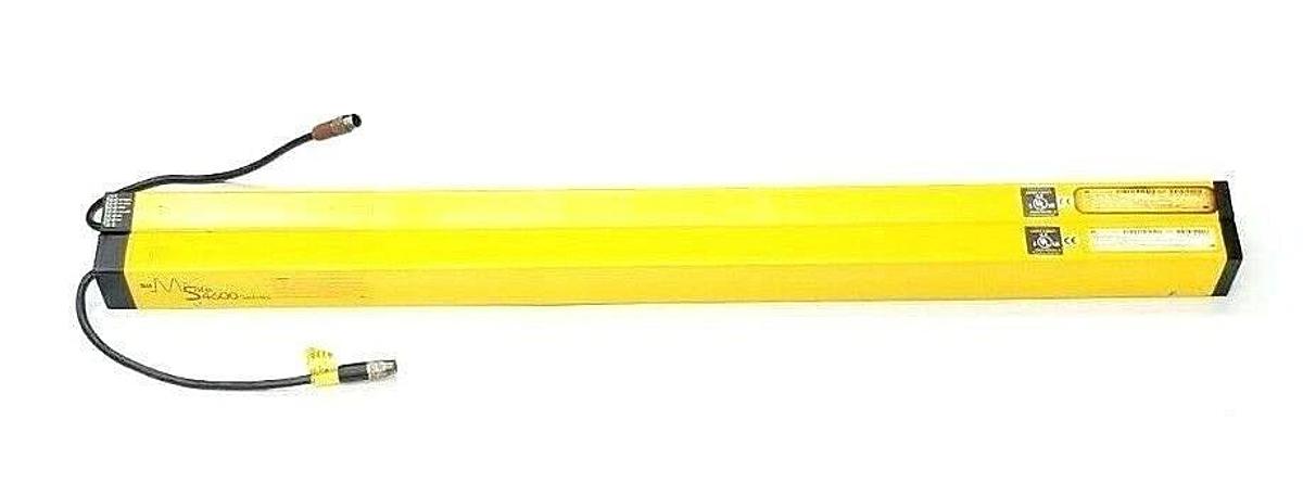 Used STI 70111-1006 TRANSMITTER & 70112-1006 RECEIVER LIGHT CURTAIN SET 32'' REPAIRED
