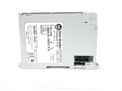 Used NEW ALLEN BRADLEY 1769-IQ16 SER. A REV. 2 COMPACT I/O 16 PT. INPUT MODULE