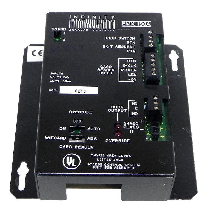 Used INFINITY ANDOVER CONTROLS EMX-190A EXPANSION MODULE EMX190A