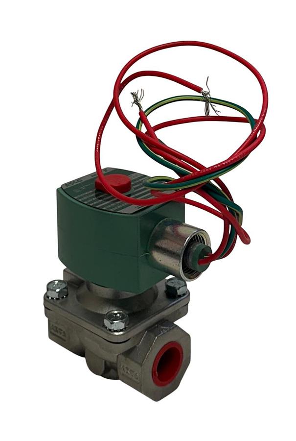 Used ASCO 8210G087 Red-Hat II SOLENOID VALVE MP-C-080 / 238710-006-D 24/DC COIL NSNP