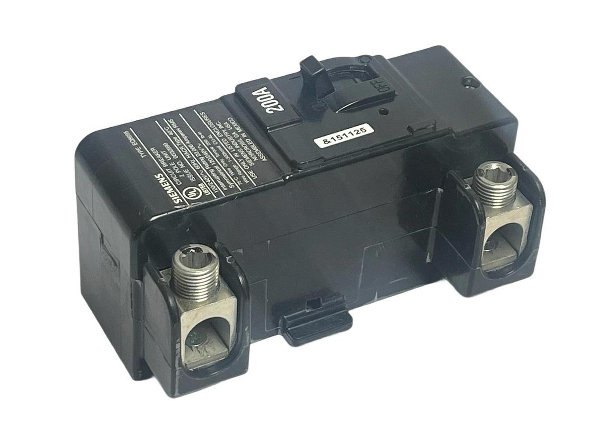 Used Siemens EQ8695 200 Amp 2-Pole Main Circuit Breaker 120/240V