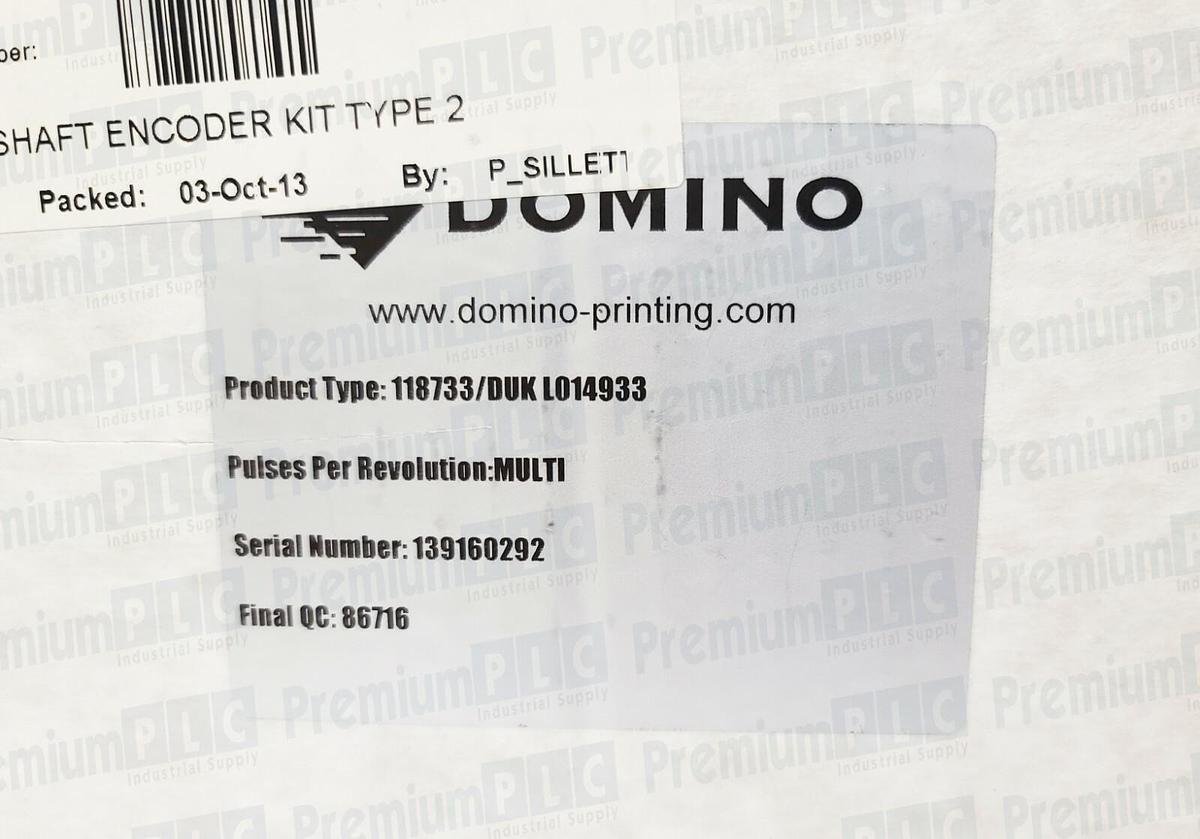 NEW DOMINO 118733/DUK L014933 SHAFT ENCODER KIT LO14933 118733
