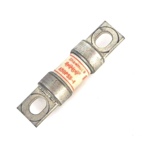 Used GOULD SHAWMUT A50P55-4 AMPTRAP FUSE FORM 101, 35 A, 500VAC, A50P554