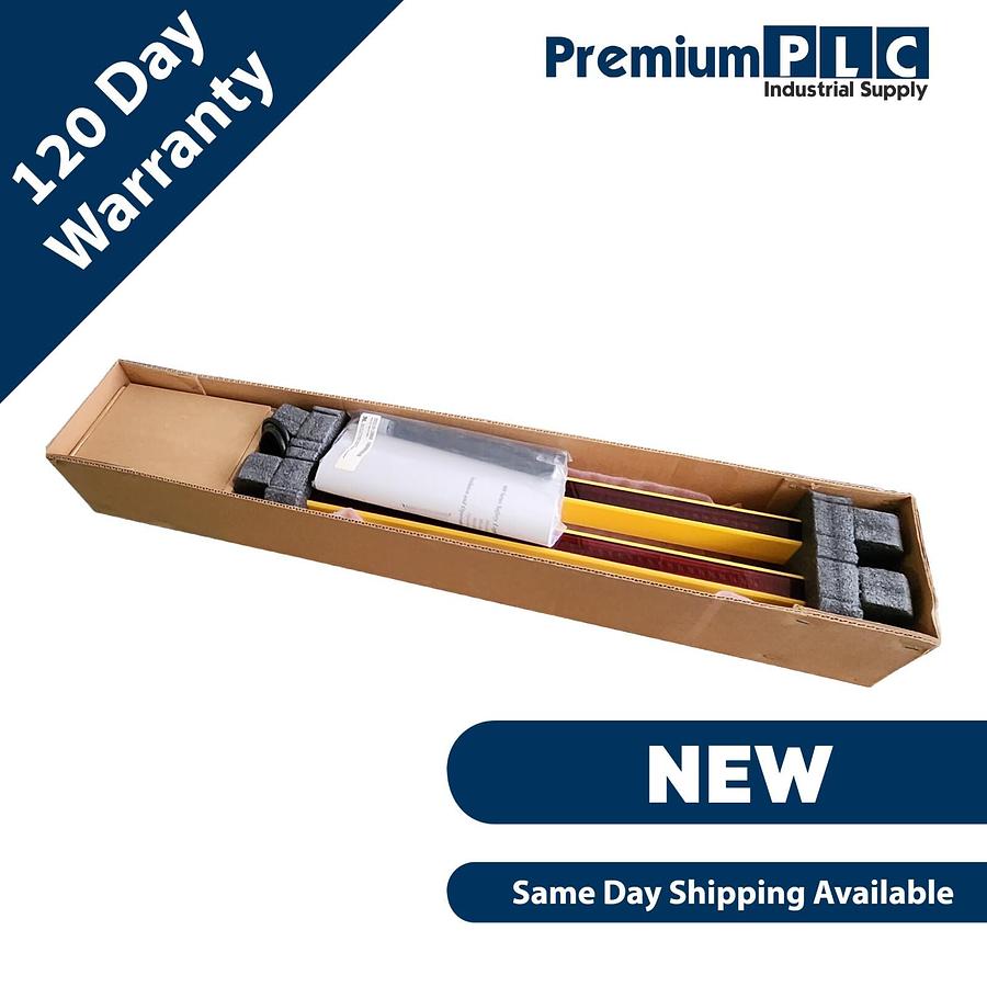 Used NEW STI MS46LR-20-610-Q1-10X-10R-NC-FN-RM1 24" MS4600 LIGHT CURTAINS 70156-1105