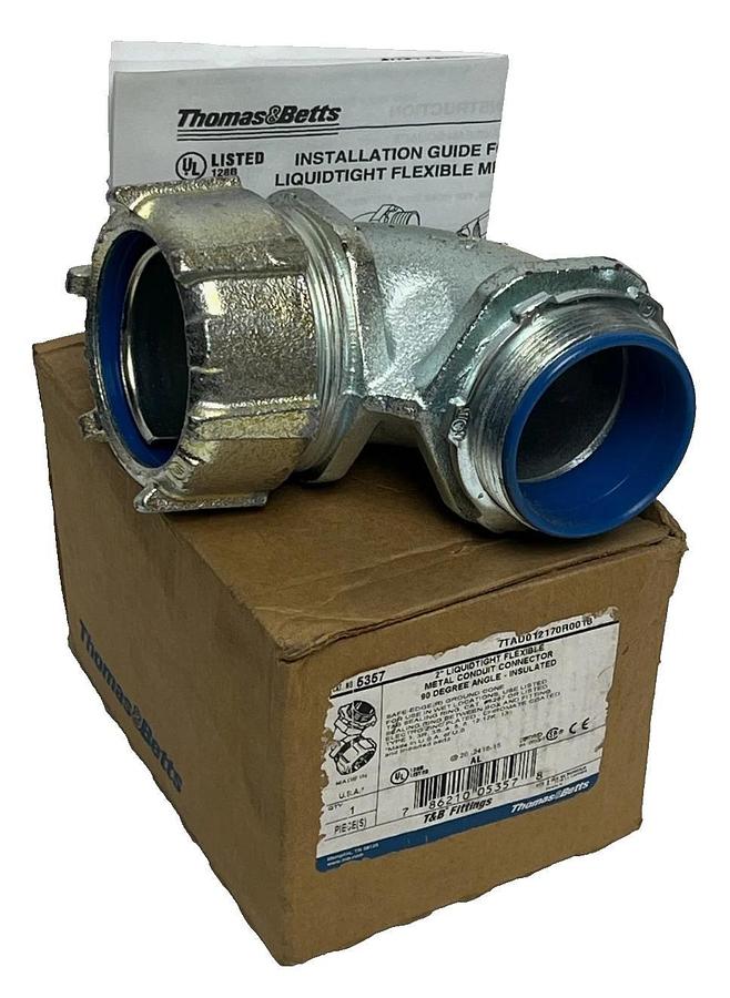 THOMAS & BETTS 5357 Liquidtight Connector | 2" 90° Angle | INSULATED | NSMP