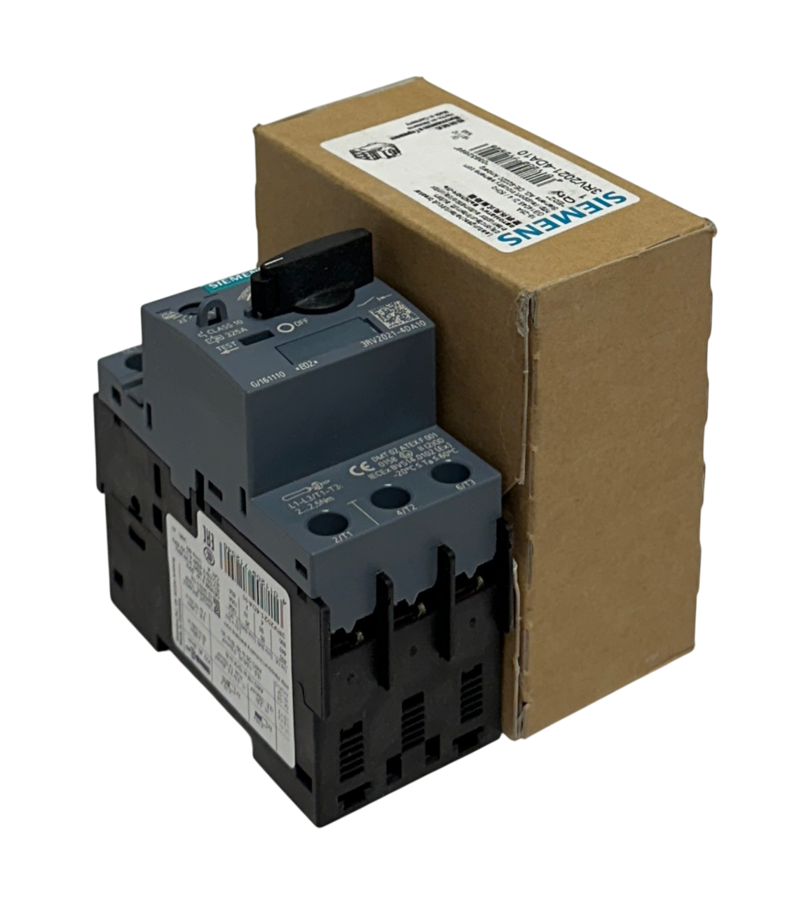 Used SIEMENS 3RV2021-4DA10 / 3RV20214DA10 SIRIUS CIRCUIT BREAKER 18-25A CLASS 10 NSMP