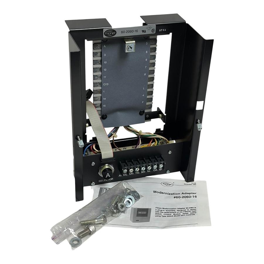 Used Fireye 60-2060-16 Modernization Adapter Chassis Plug-In Rack 25SU5 Model 5011