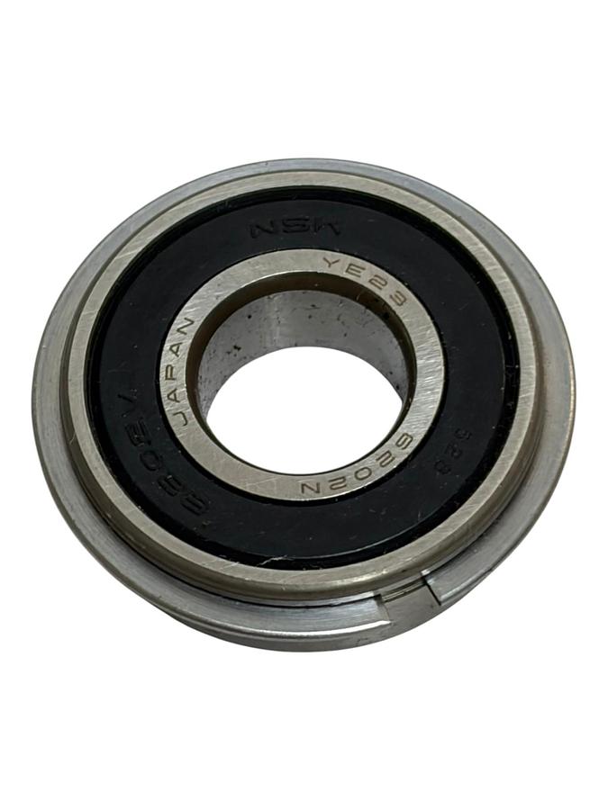 Used Lot of 5 NSK 6202V Deep Groove Ball Bearings Flanged with Snap Ring