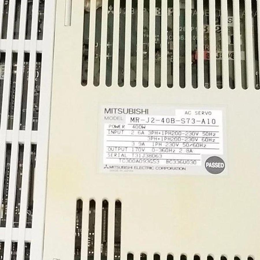 Used MITSUBISHI MR-J2-40B-S73-A10 AC SERVO DRIVE MRJ240BS73A10 (400W)