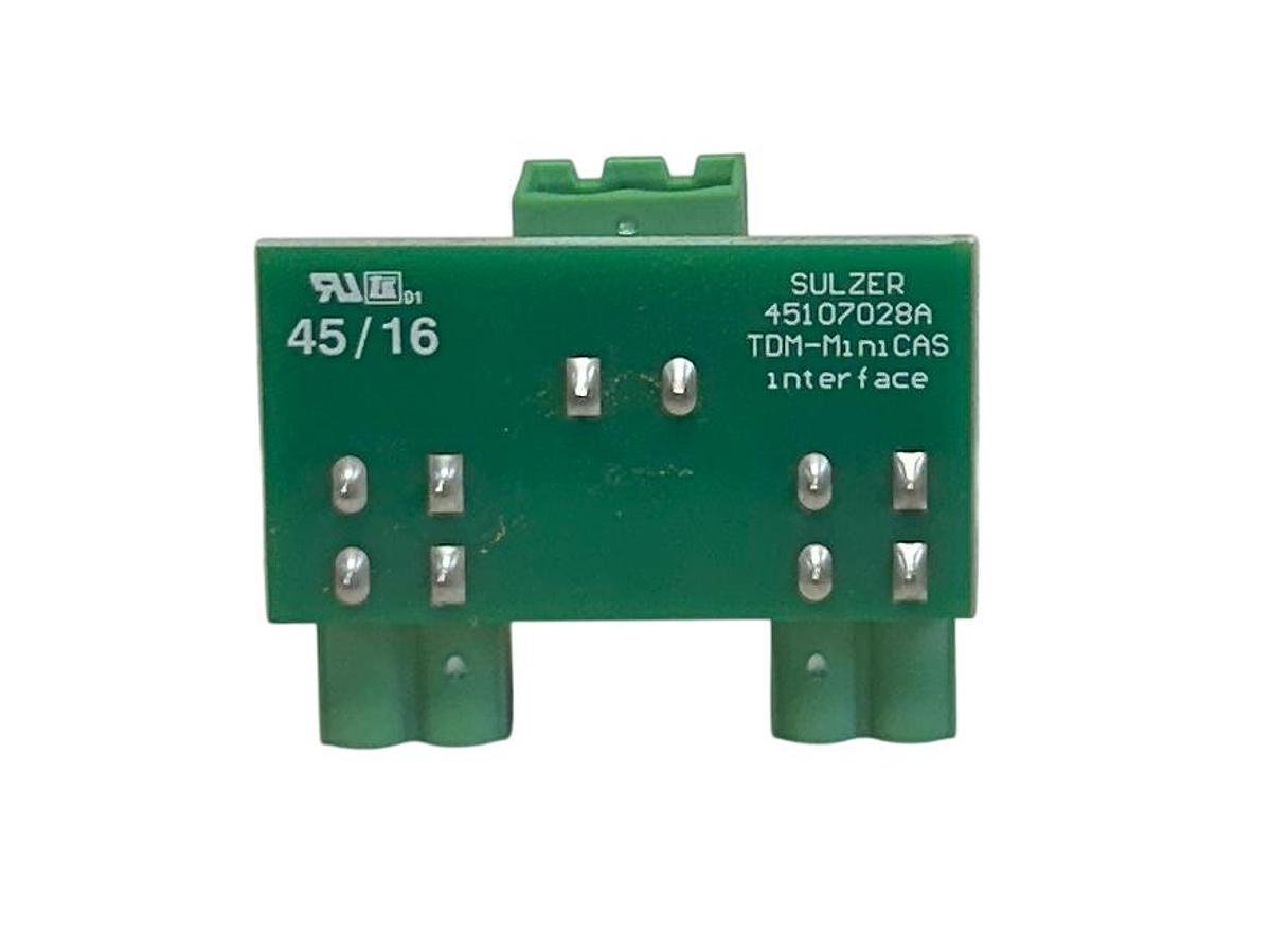 Used SULZER 45107028A TDM-MiniCAS INTERFACE BOARD USNP