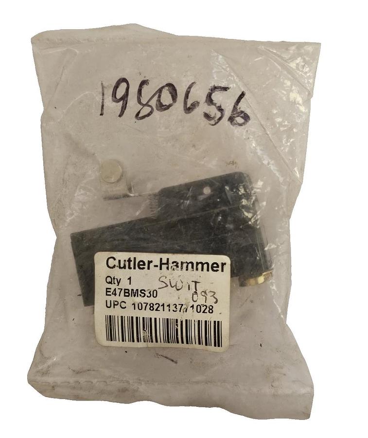 Used NEW EATON CUTLER-HAMMER E47BMS30 LIMIT SWITCH ROLLER LEVER 15A SER. A1