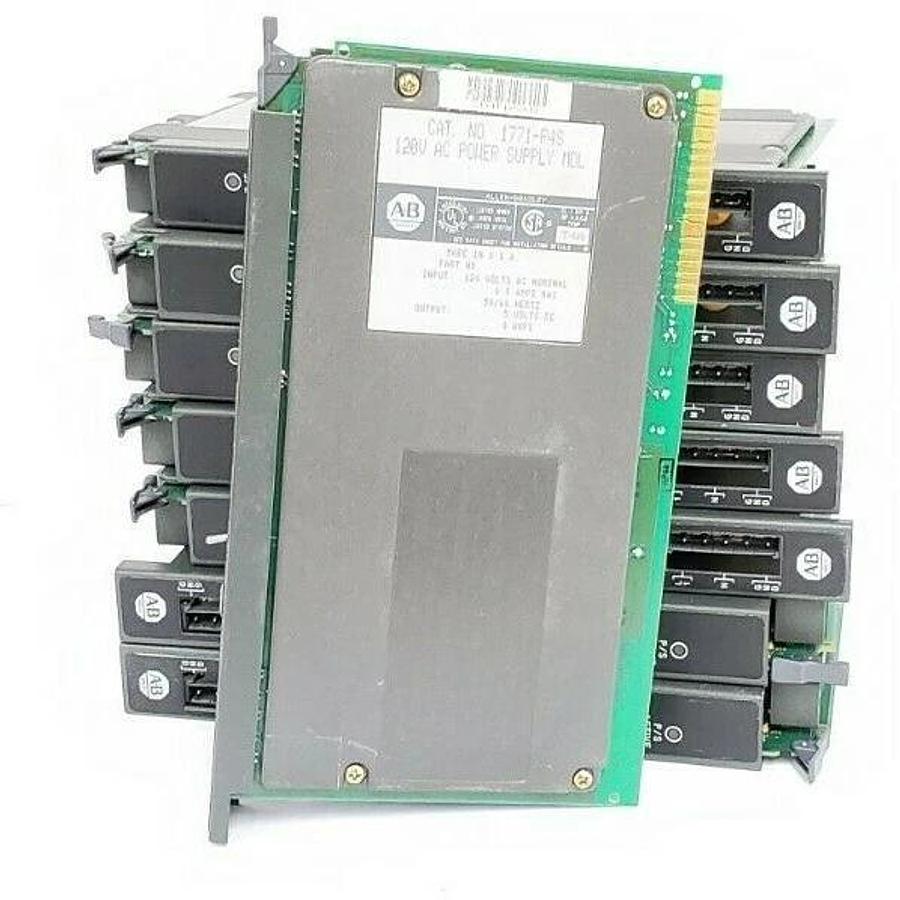 Used LOT OF 8 ALLEN BRADLEY 1771-P4S AC POWER SUPPLY MODULES 120V
