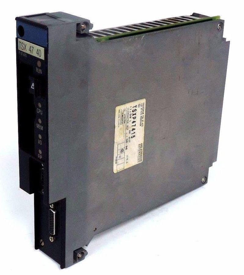 Used AEG SCHNEIDER AUTOMATION TSXP47415 PROCESSOR MODULE V: 5.6 TSXP47415