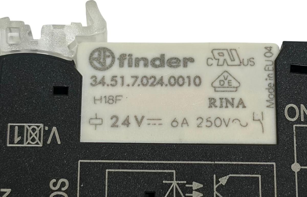 Used Lot of 2 Weidmuller 1122770000 TRS 24VDC 1CO Slim Relay Module Combo - NEW