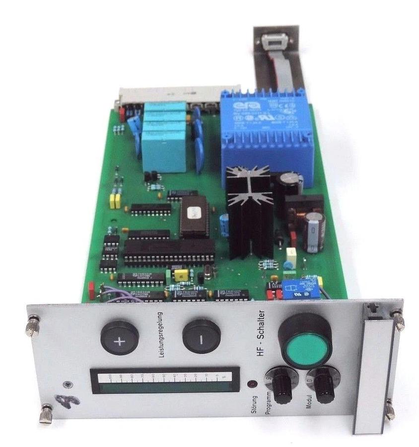 Used ELMA D-78224 SINGEN / 930-1499 PM 4.1 40+/-1 kHz , HF-SCHALTER PROGRAMMING BOARD
